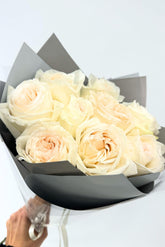 Peony roses White O'Hara